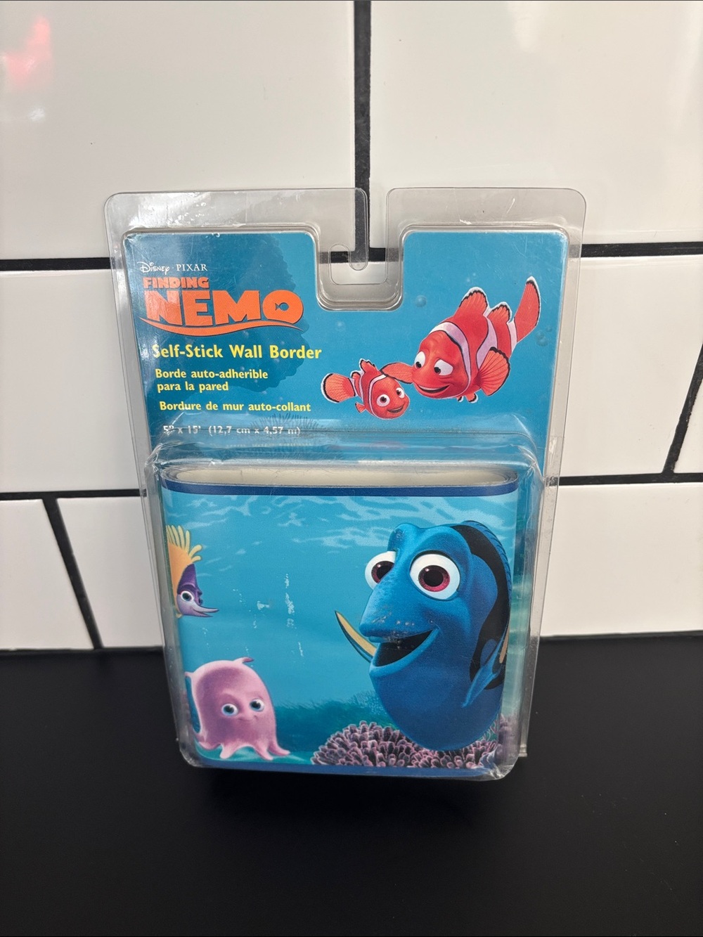 Vintage Disney Pixar Finding Nemo Self-Stick Wall Border - NIP